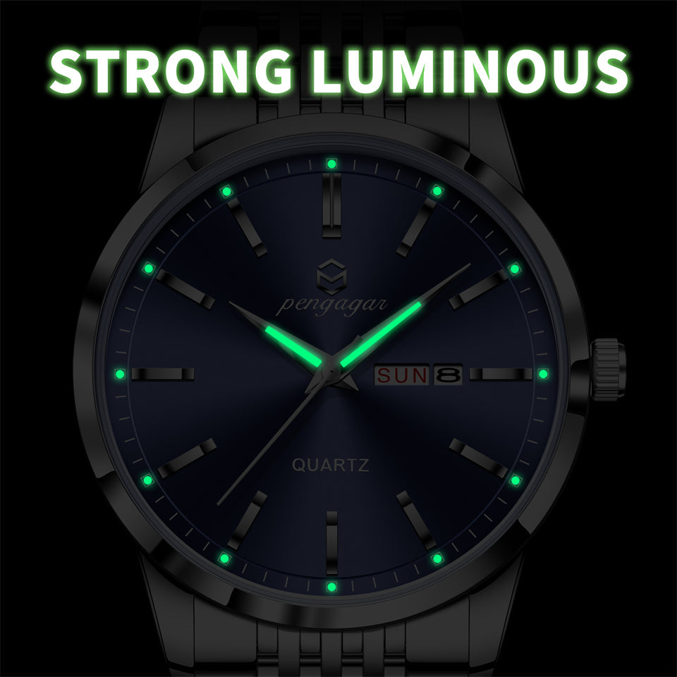 POEDAGAR Luxury Watch for Man Quartz Sports Men Watch Waterproof Luminous Stainless Steel Chronograph Men's Watches Clock Reloj.