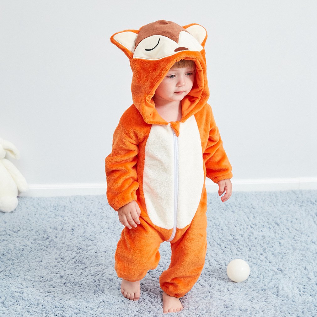 Baby Costumes Baby Onesie Happy Purim Jumpsuit Elephant Monkey Lion Elf Chicken Penguins Leotard Romper Infant Halloween Costume.