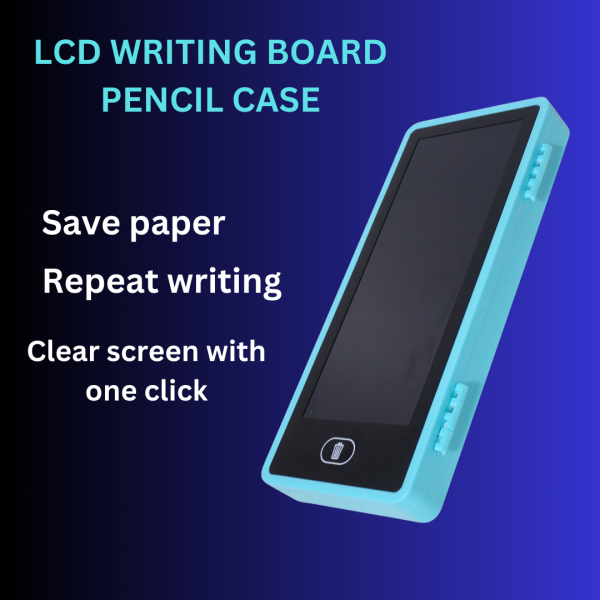 Lcd Drawing Pen Case Easy Writing With Eye Protection, Lock Screen, Large Space Lcd Drawing Pen Case-one Key Erase (random Color).
