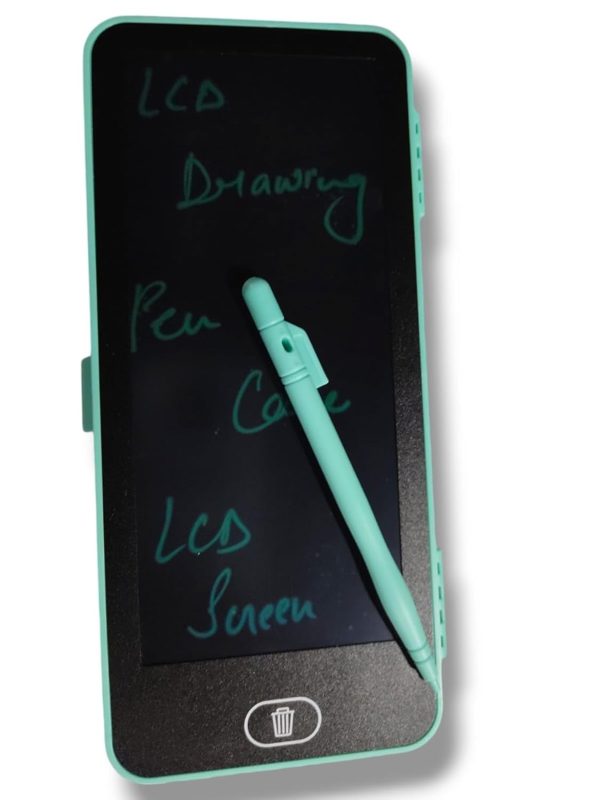Lcd Drawing Pen Case Easy Writing With Eye Protection, Lock Screen, Large Space Lcd Drawing Pen Case-one Key Erase (random Color).