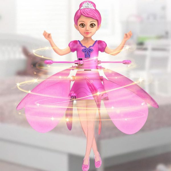 Magical Flying Fairy Doll,hand Sensor Control / Sky Dancers Flying Toy (random Color).