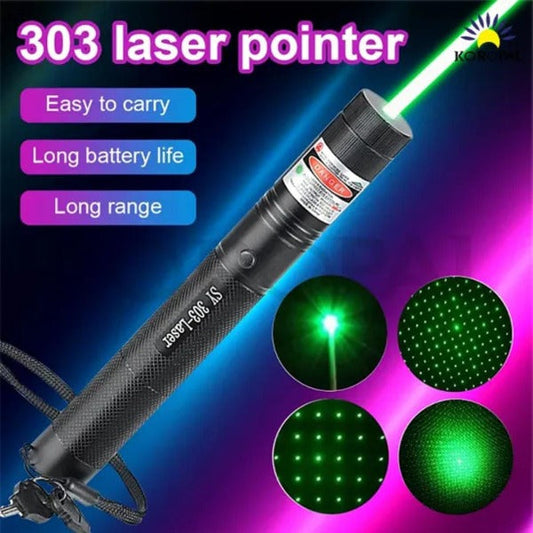 Green Rechargeable Laser Pointer Laser Light Adjustable Focus