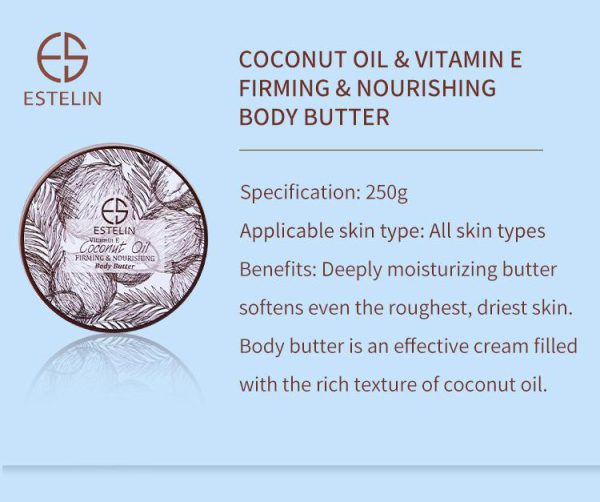 Estelin Coconut Oil & Vitamin E Body Butter