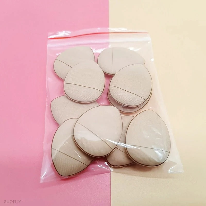 3/10pcs Mini Size Professional Cosmetic Cushion Puff Concealer Foundation Detail Puff Finger Puff Set Makeup Sponge Beauty Tool