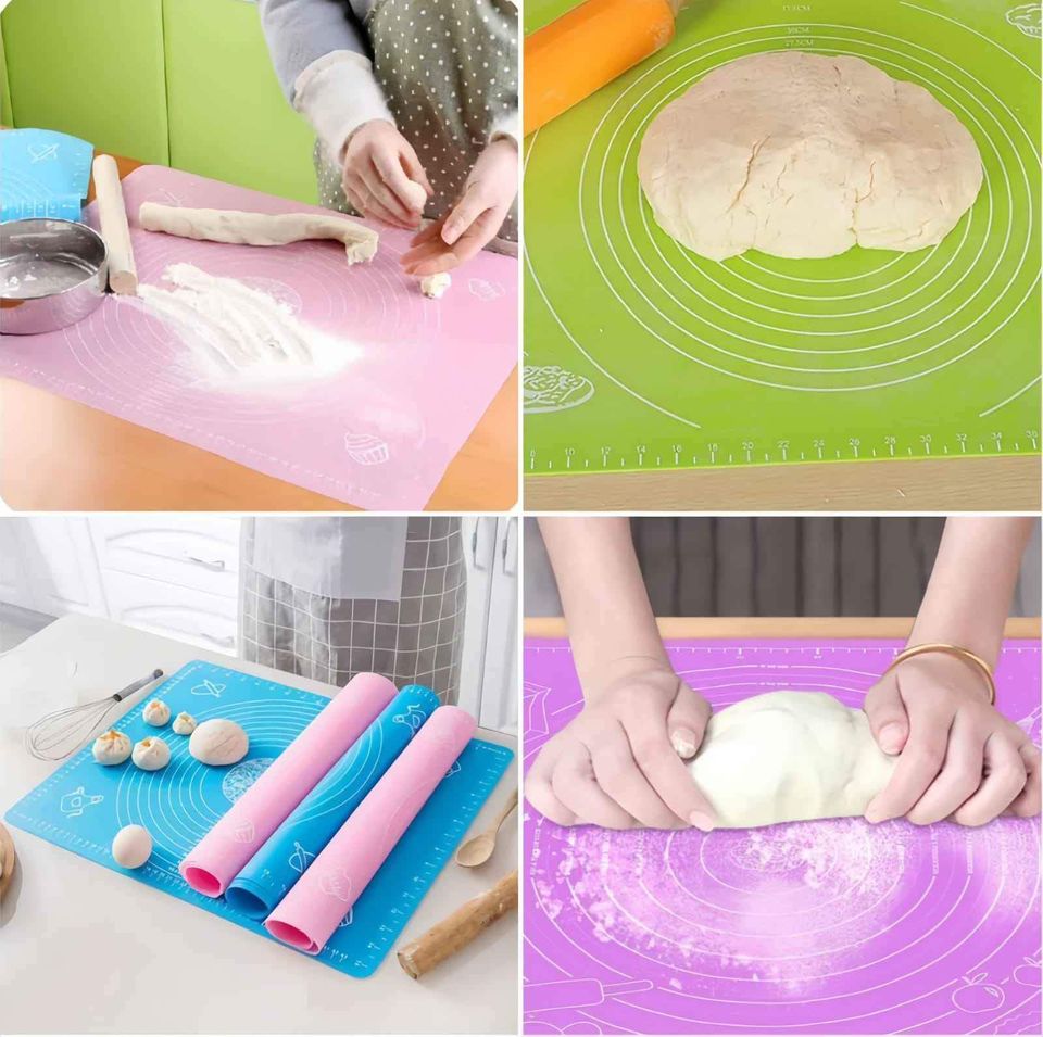 Premium Non Stick Silicone Baking Or Roti Mat , BPA Free ( Food Grade )