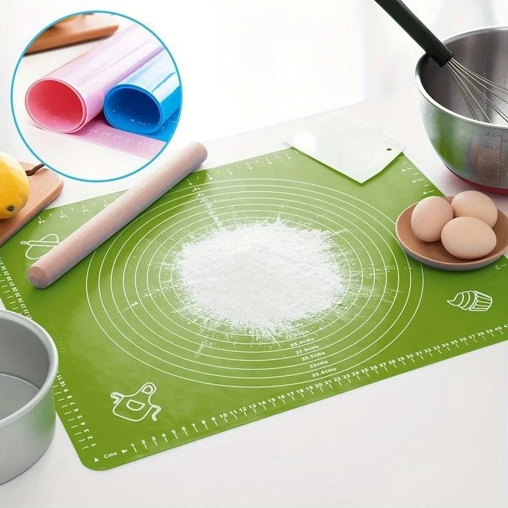 Premium Non Stick Silicone Baking Or Roti Mat , BPA Free ( Food Grade )