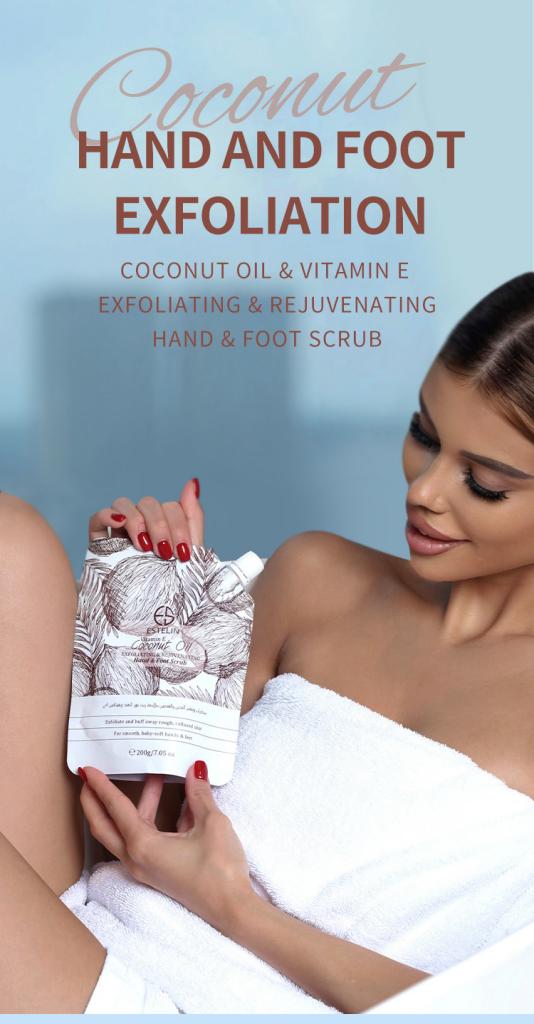 Estelin Coconut Oil Hand & Foot Scrub