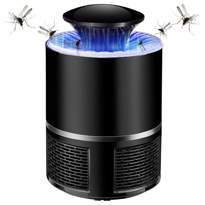 Mosquito Trap With Killer Lamp | Eco Friendly Chemical Free Usb Connected Uv Led Light Fly Bug Di-speller With Suction Fan Repellent Lamp (random Color).