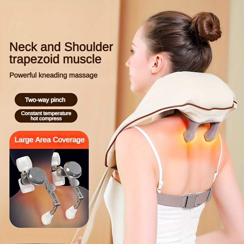 Shoulder and Neck Massager Professional Edition - With realistic humanoid massage, rechargeable to relax muscles, home masseurShoulder and Neck Massager Professional Edition - With realistic humanoid massage, rechargeable to relax muscles, home masseur.