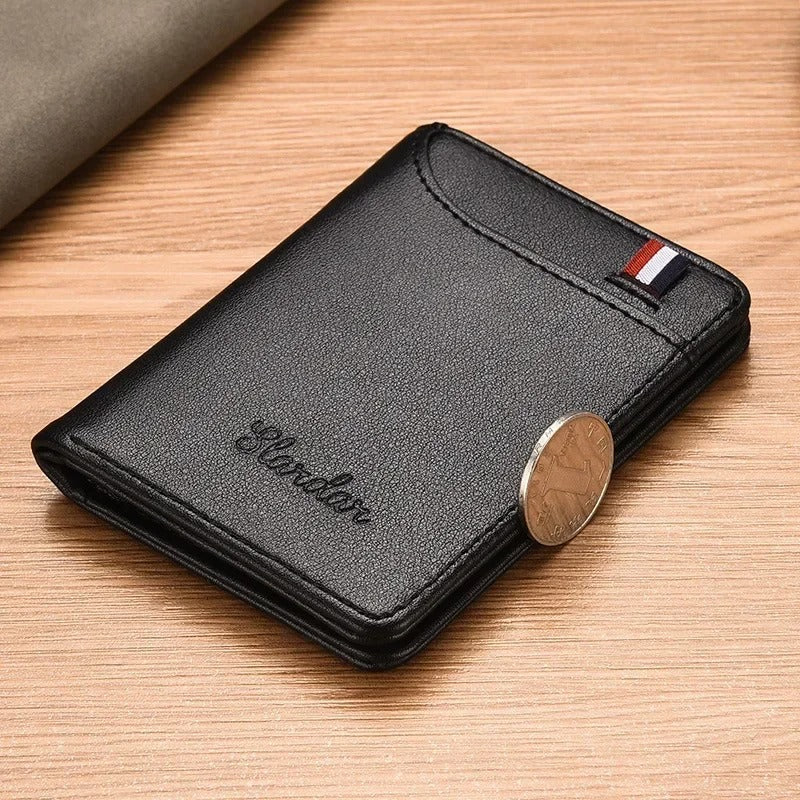 1PC New Super Slim Soft Wallet PU Leather Mini Credit Card Wallet Purse Card Holders Men Wallet Thin Small Short Skin Wallets