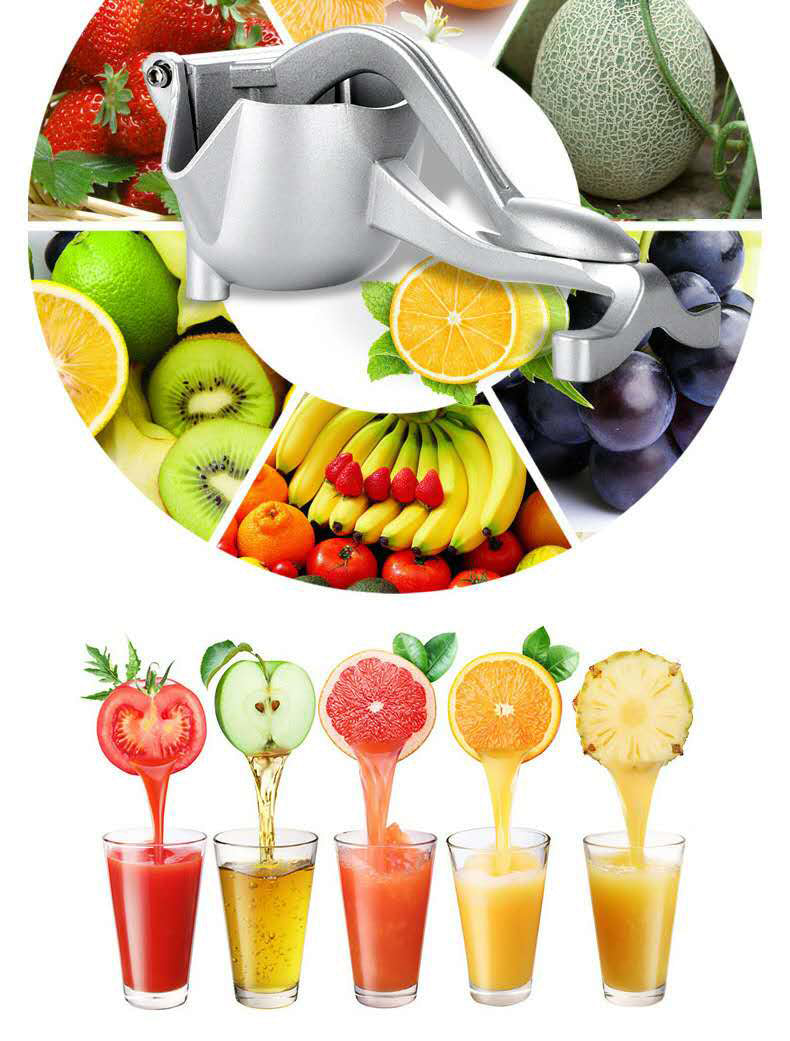 Juicer Squeezer Manual Juicer Hand Pressure Aluminum Alloy Pomegranate Orange Lemon Sugar Cane Kitchen Tool – 730 Gm