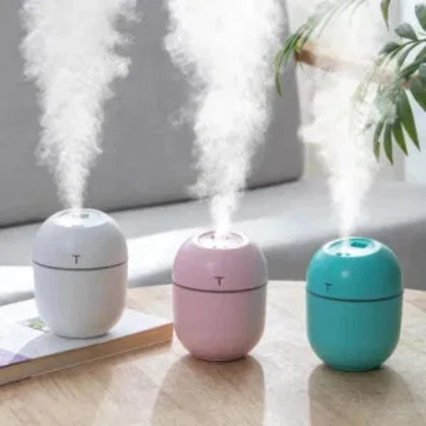 Air Humidifier Usb Small Mini Portable Cool Mist Diff-user For Bedroom Office Desk Car Travel Aroma Atomizer ( 220 Ml )