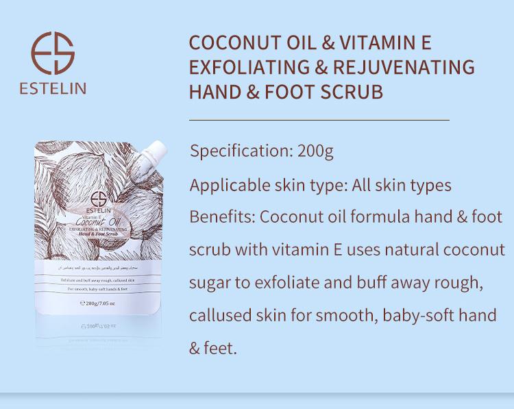 Estelin Coconut Oil Hand & Foot Scrub