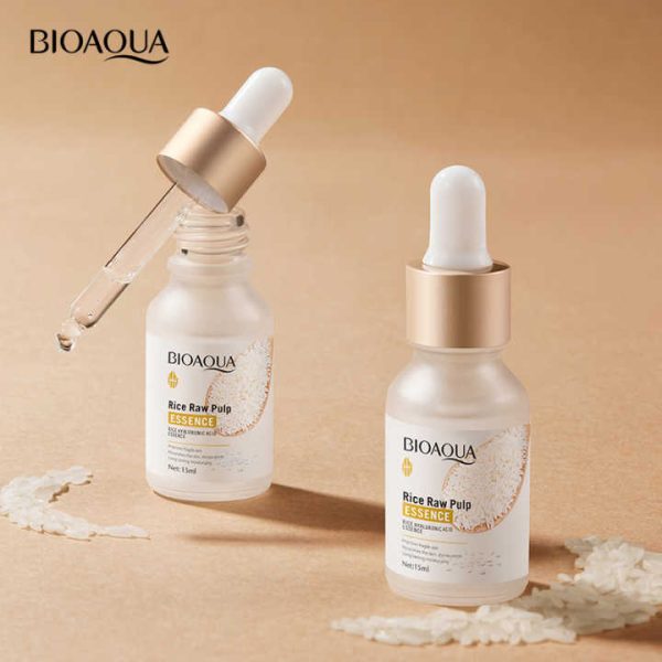 Bioaqua Rice Serum Natural Moisturizing Anti Aging Skin Care Face (15ml).