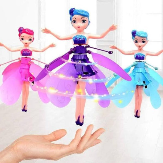 Magical Flying Fairy Doll,hand Sensor Control / Sky Dancers Flying Toy (random Color).