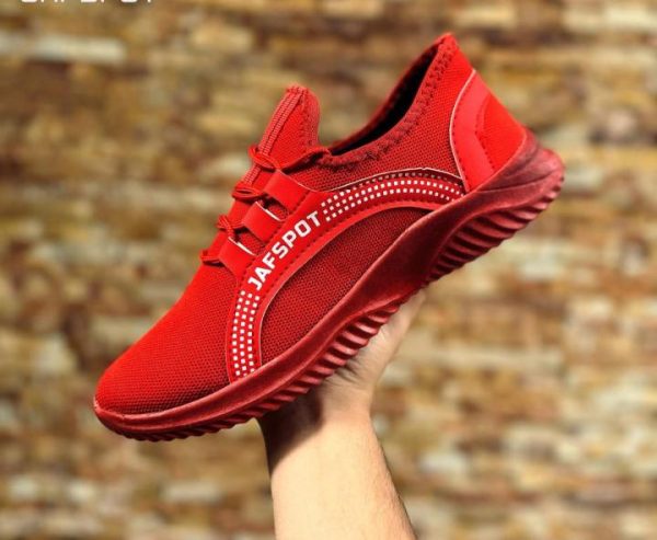 (nw000369) Mens Running Shoes Men Sports Sneakers Men Sport Shoes Red Sports (size 43).