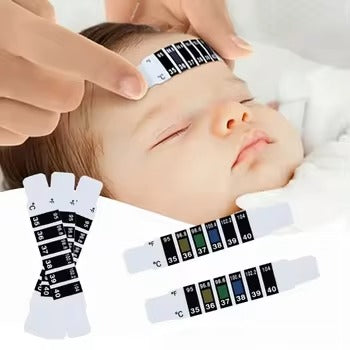 Temperature Strip Use To Measure Temperature Of Body Specially For Newborn Baby.