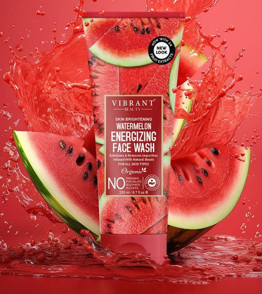 Vibrant Beauty Brightening Watermelon Energizing Face Wash 100ml.